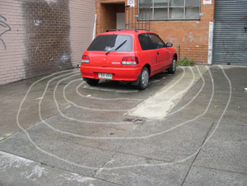 parked car ripples (mockup)